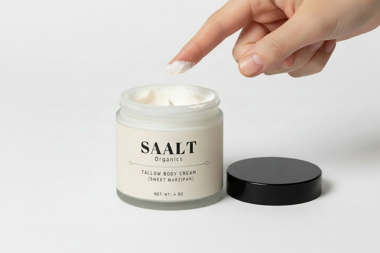 Tallow Body Cream - Sweet Marzipan - 4oz