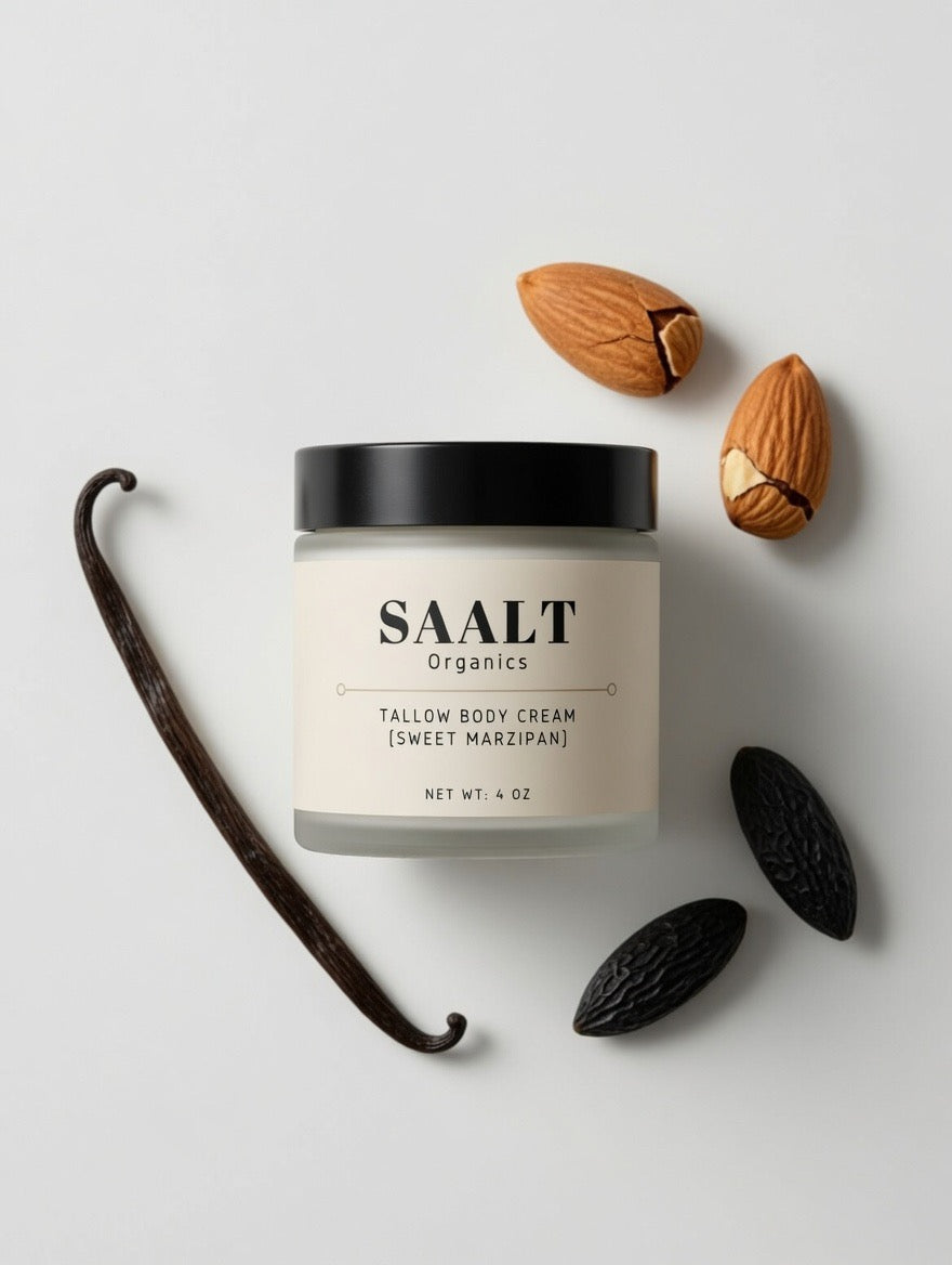 Tallow Body Cream - Sweet Marzipan - 4oz
